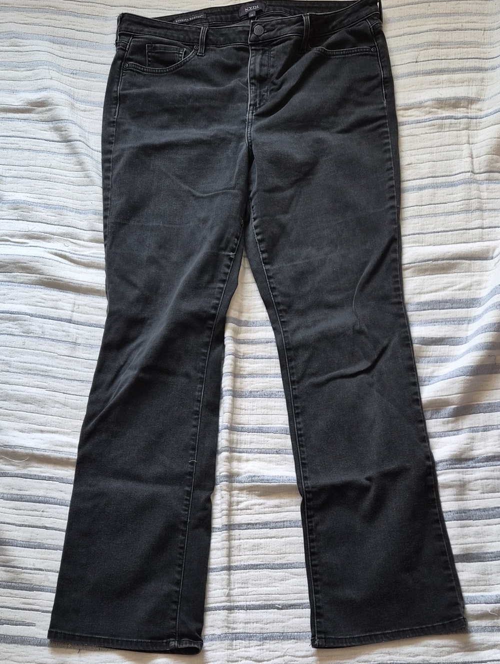 NYDJ Black Wide Leg Jeans
